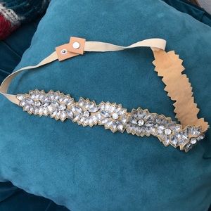 Anthropologie encrusted belt